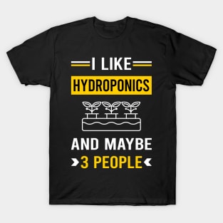 3 People Hydroponics Hydroponic T-Shirt